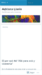 Mobile Screenshot of adrianallarin.wordpress.com