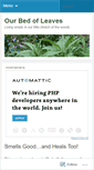 Mobile Screenshot of bedofleaves.wordpress.com