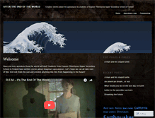 Tablet Screenshot of aftertheendoftheworld.wordpress.com