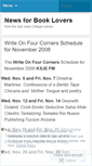 Mobile Screenshot of newsforbooklovers.wordpress.com