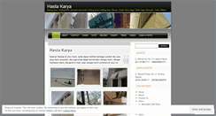 Desktop Screenshot of hastakarya.wordpress.com