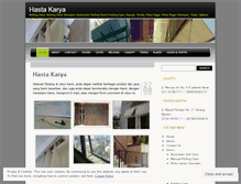 Tablet Screenshot of hastakarya.wordpress.com