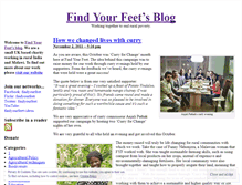 Tablet Screenshot of findyourfeet.wordpress.com