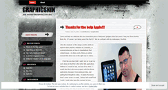 Desktop Screenshot of graphicskin.wordpress.com