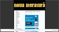 Desktop Screenshot of noualiteratura.wordpress.com