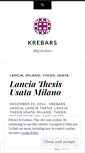 Mobile Screenshot of krebars.wordpress.com