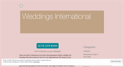 Desktop Screenshot of italianweddings.wordpress.com
