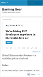 Mobile Screenshot of bashinggear.wordpress.com