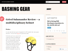 Tablet Screenshot of bashinggear.wordpress.com