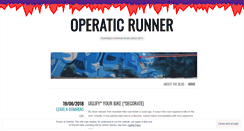 Desktop Screenshot of operaticrunner.wordpress.com