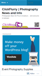 Mobile Screenshot of clickflurry.wordpress.com
