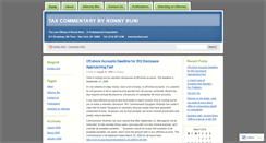 Desktop Screenshot of bunitaxlaw.wordpress.com