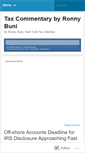 Mobile Screenshot of bunitaxlaw.wordpress.com