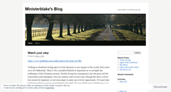 Desktop Screenshot of ministerblake.wordpress.com